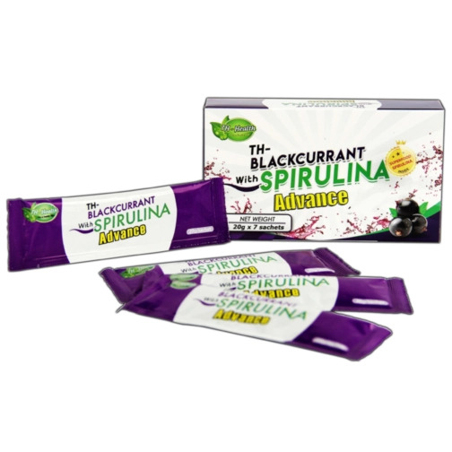Tảo xoắn giảm cholesterol , tăng cường sức khoẻ TH-Blackcurrant with Spirulina Advance (Malaysia)